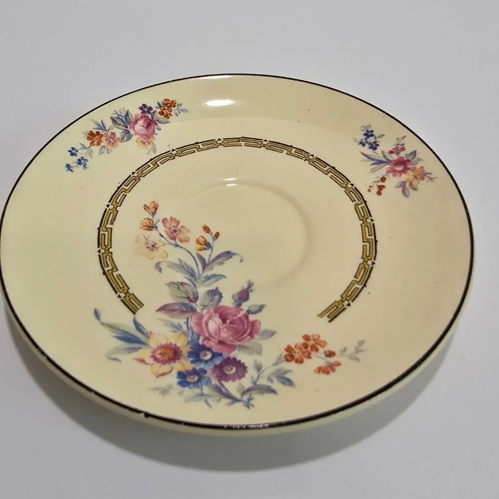 Myott Staffordshire - Vintage Floral Tea Cup & Saucer Set - Picture 6 of 7